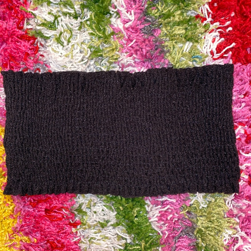 Emma&Sam black glitter bandeau top